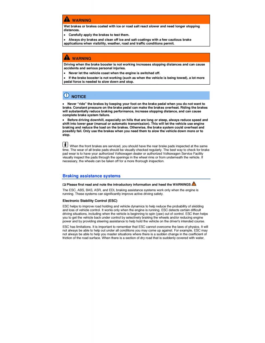 VW Tiguan owners manual / page 245