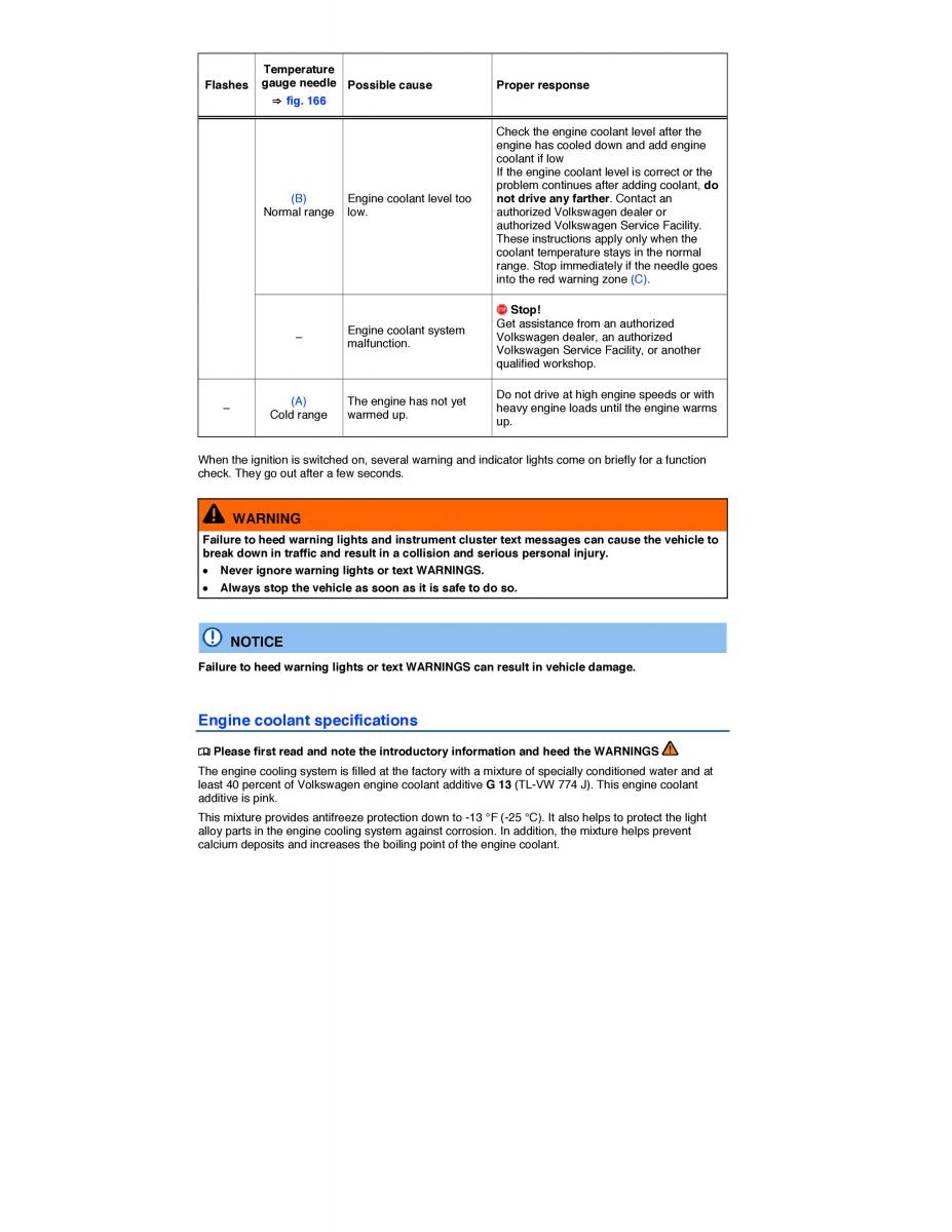 VW Tiguan owners manual / page 316