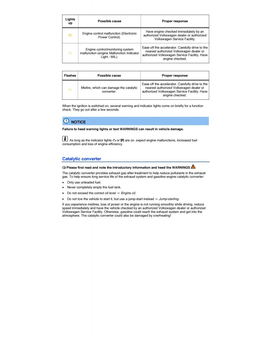 VW Tiguan owners manual / page 361