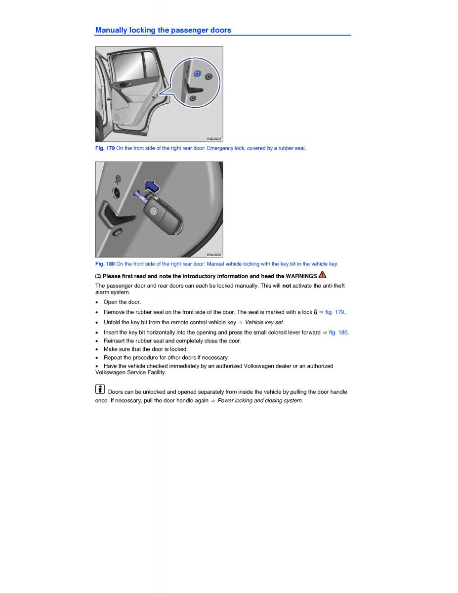 VW Tiguan owners manual / page 370