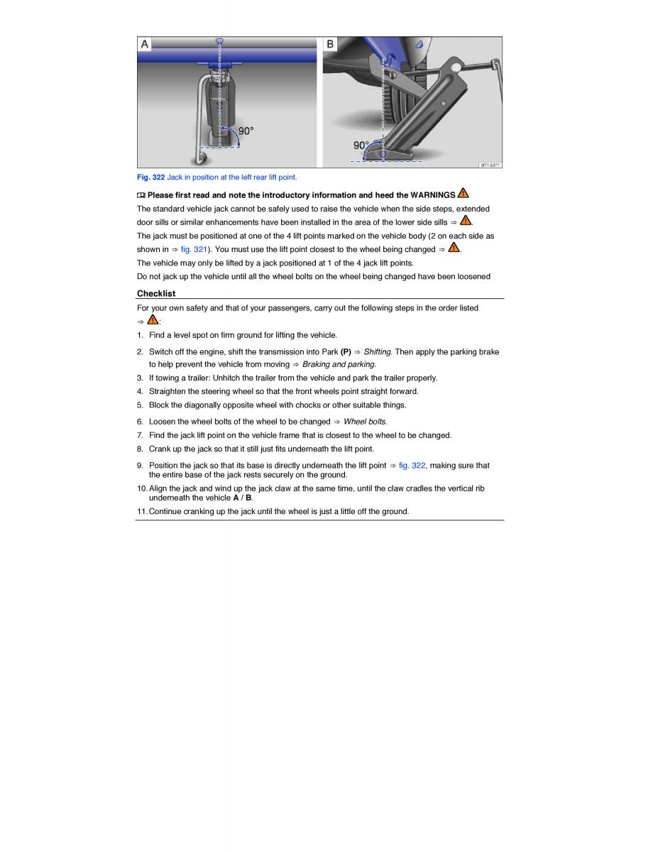 VW Touareg II 2 owners manual / page 548