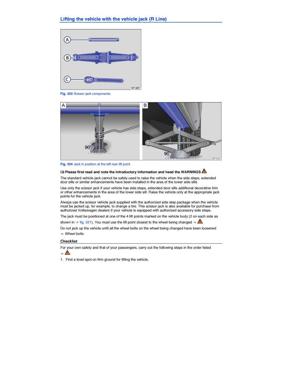 VW Touareg II 2 owners manual / page 550