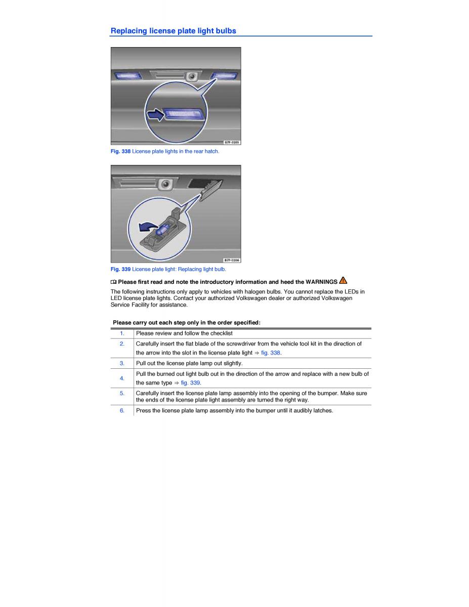 VW Touareg II 2 owners manual / page 575