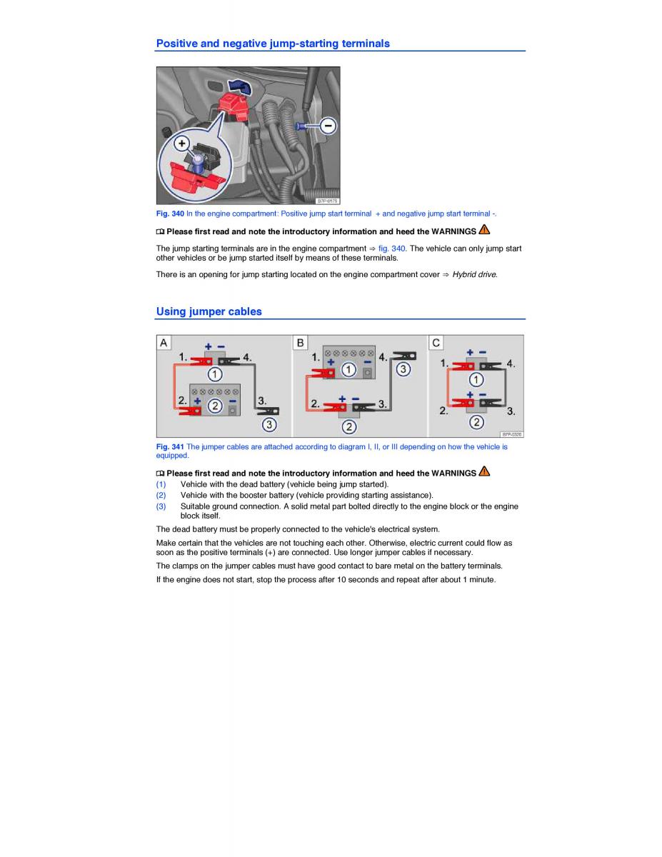 VW Touareg II 2 owners manual / page 579