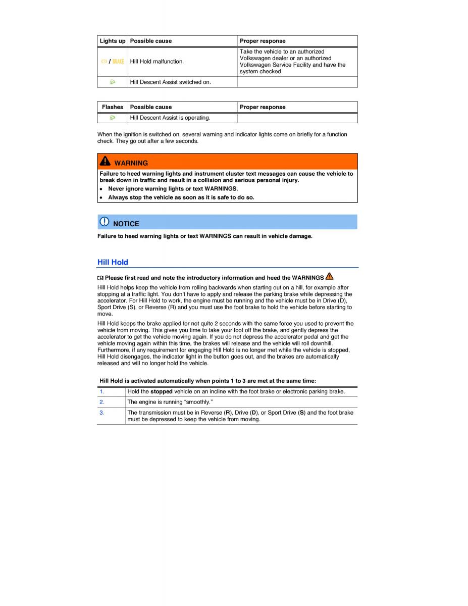 VW Touareg II 2 owners manual / page 591