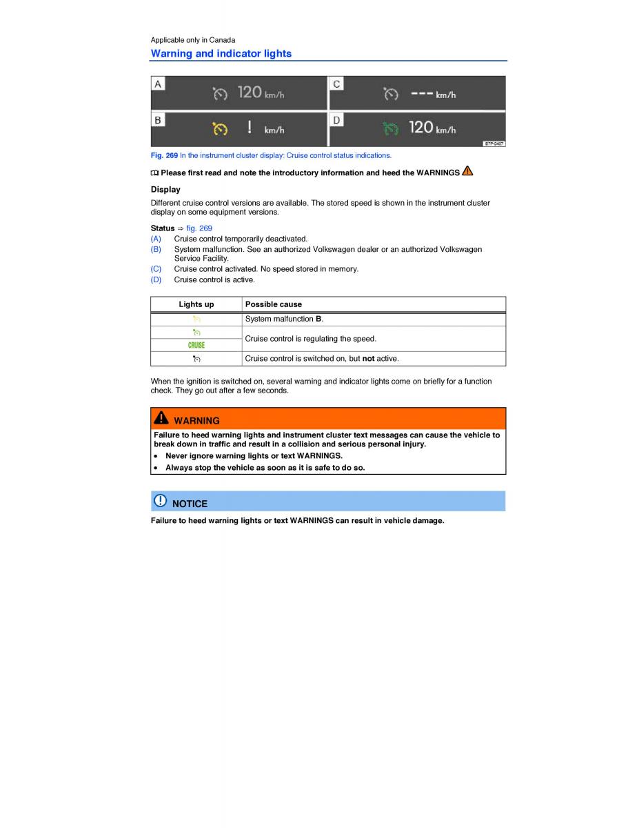 VW Touareg II 2 owners manual / page 596