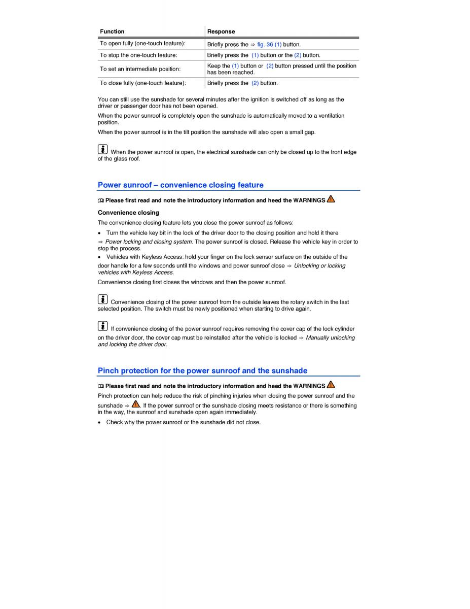 VW Touareg II 2 owners manual / page 63