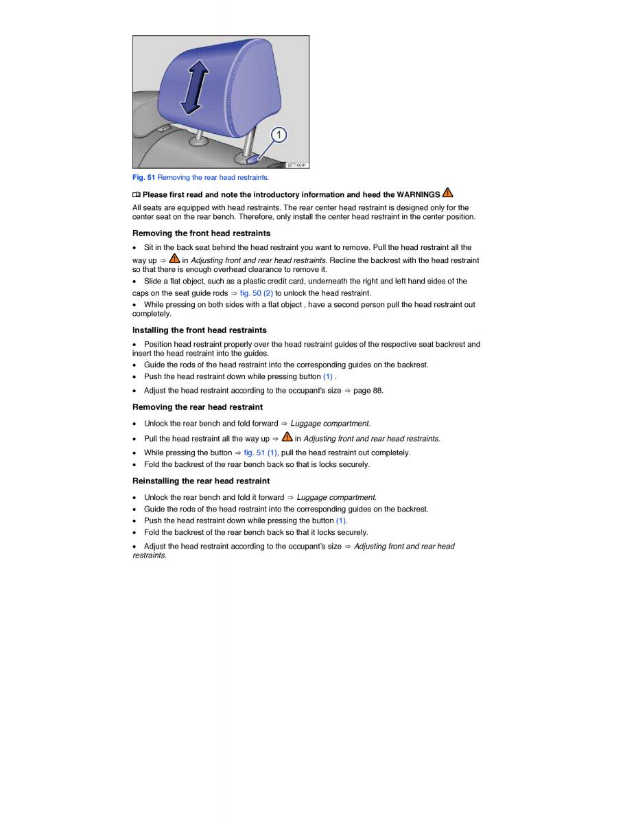 VW Touareg II 2 owners manual / page 83