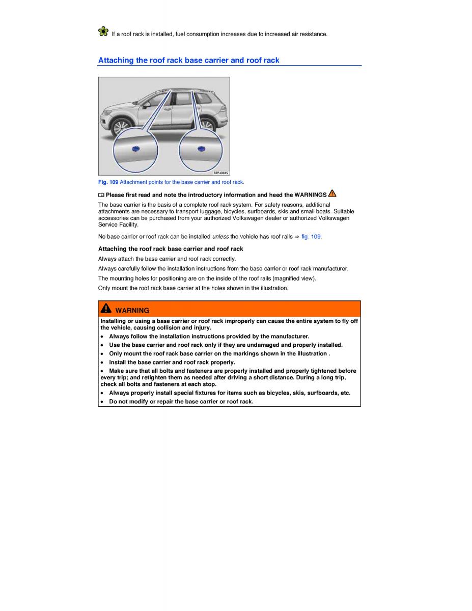 VW Touareg II 2 owners manual / page 153