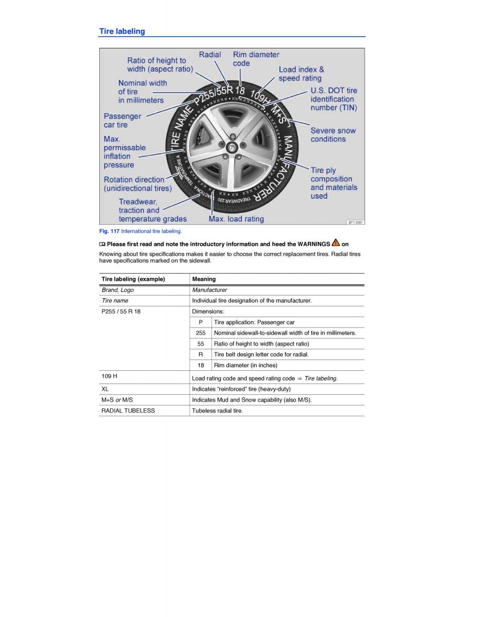 VW Touareg II 2 owners manual / page 181