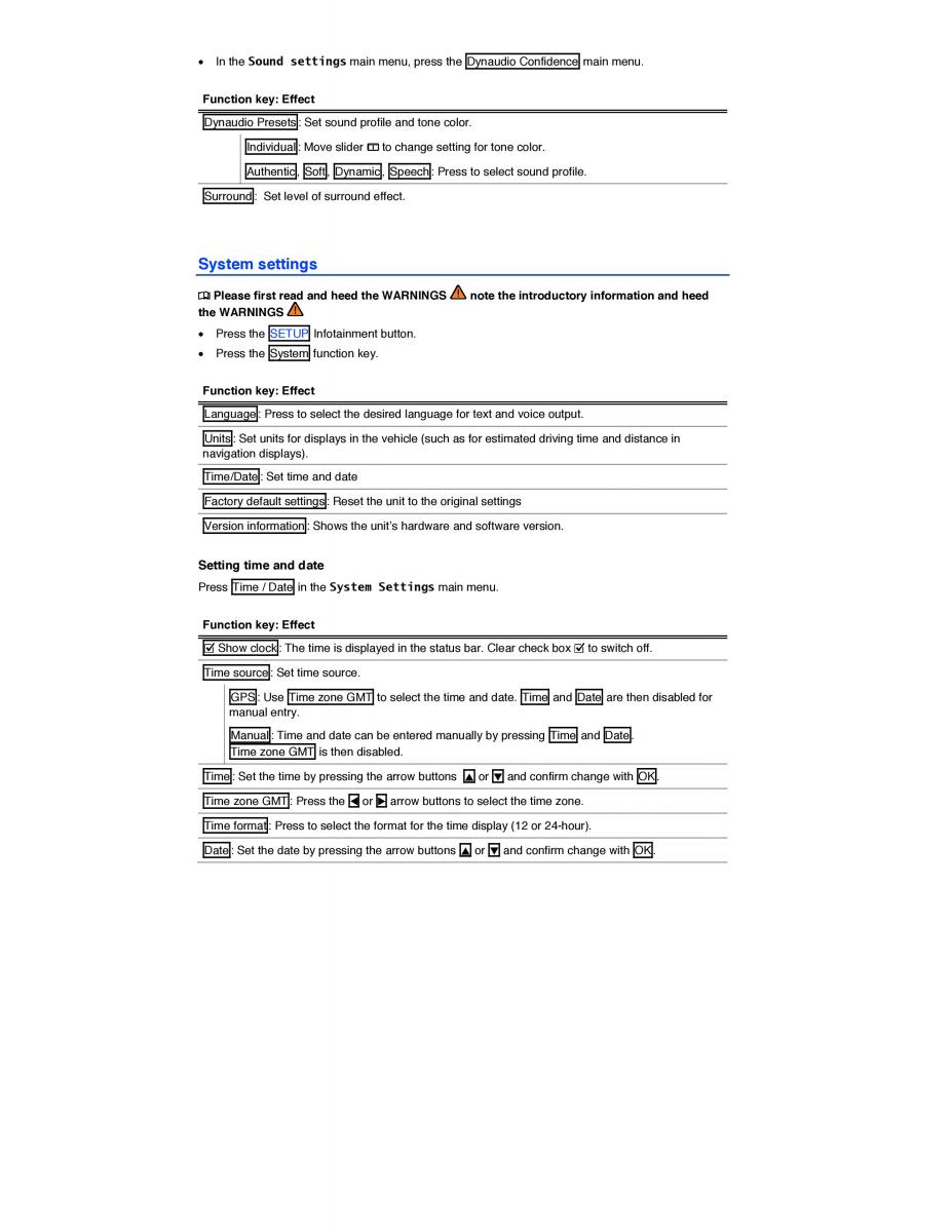 VW Touareg II 2 owners manual / page 233