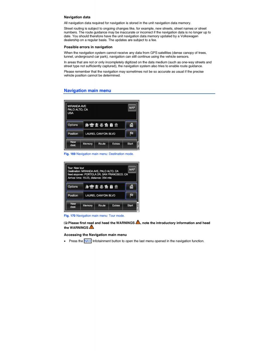 VW Touareg II 2 owners manual / page 278