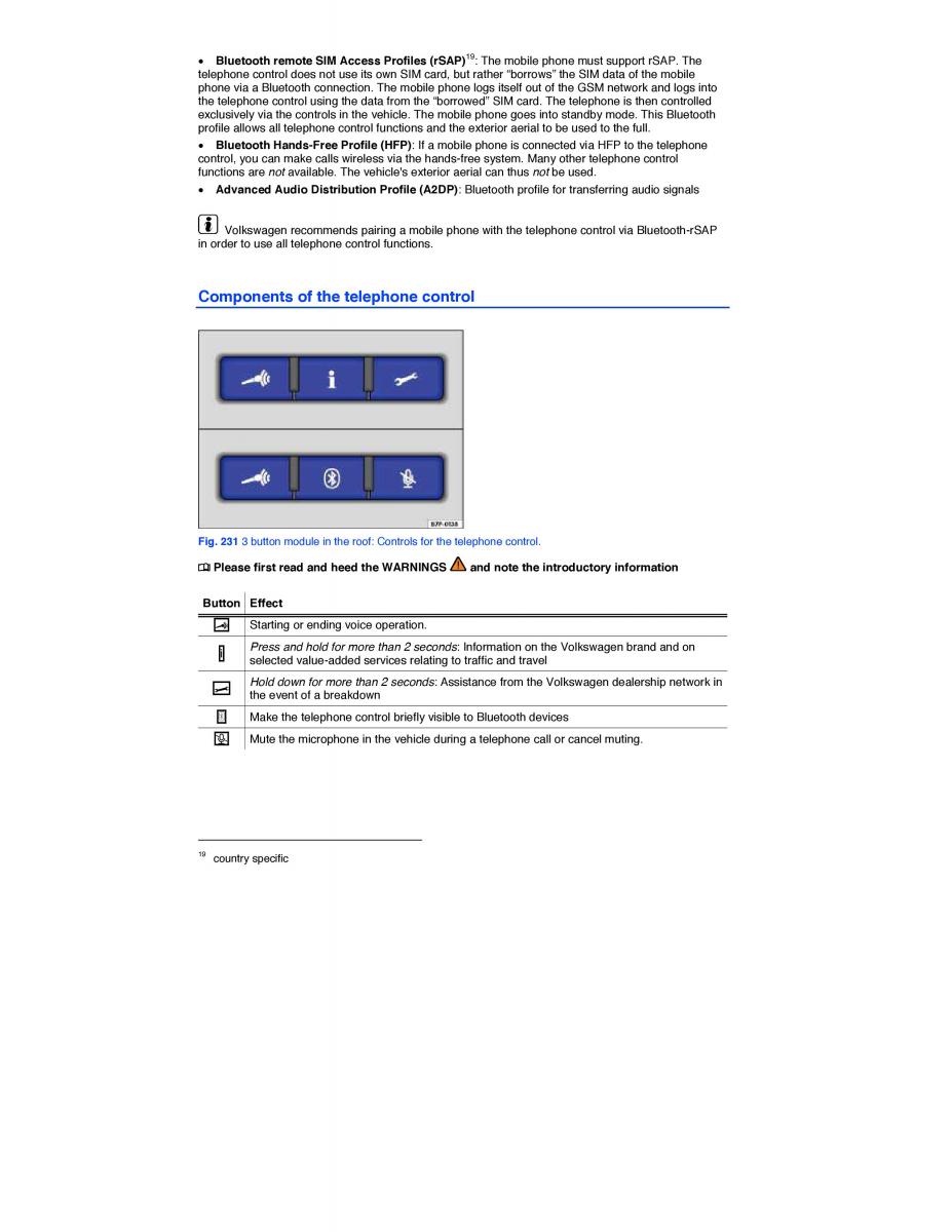 VW Touareg II 2 owners manual / page 341