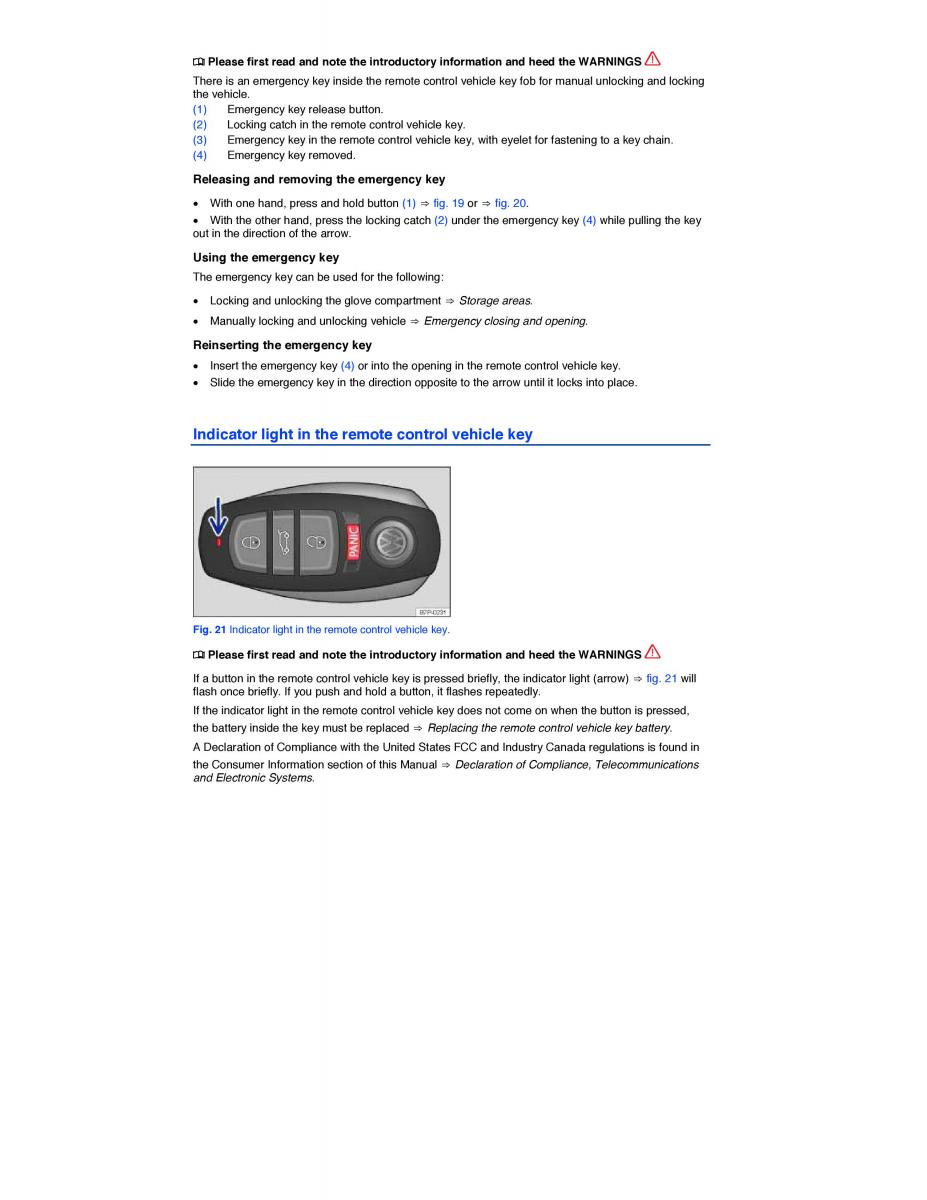 VW Touareg II 2 owners manual / page 35