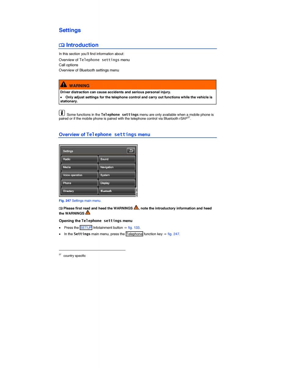 VW Touareg II 2 owners manual / page 363