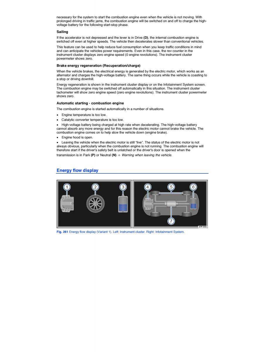 VW Touareg II 2 owners manual / page 412