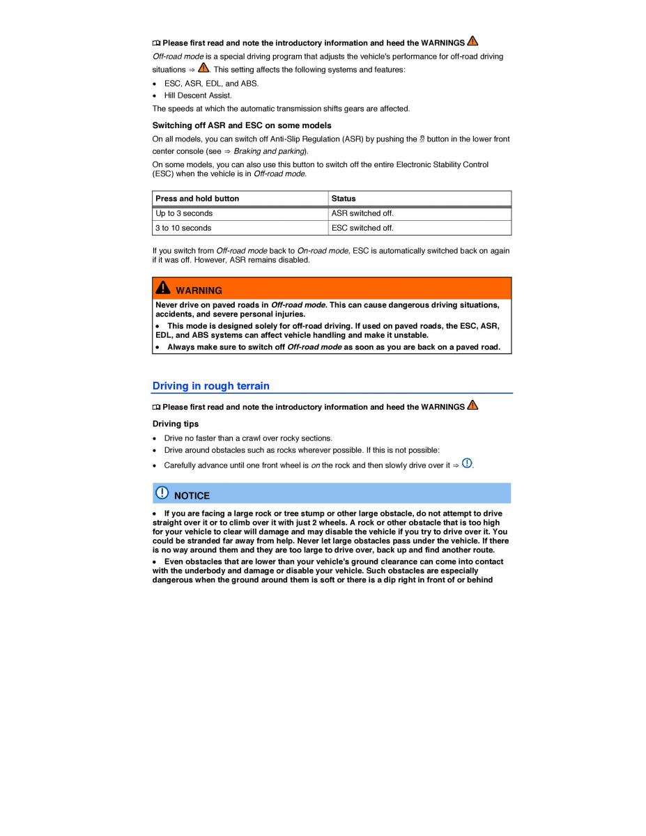 VW Touareg II 2 owners manual / page 456