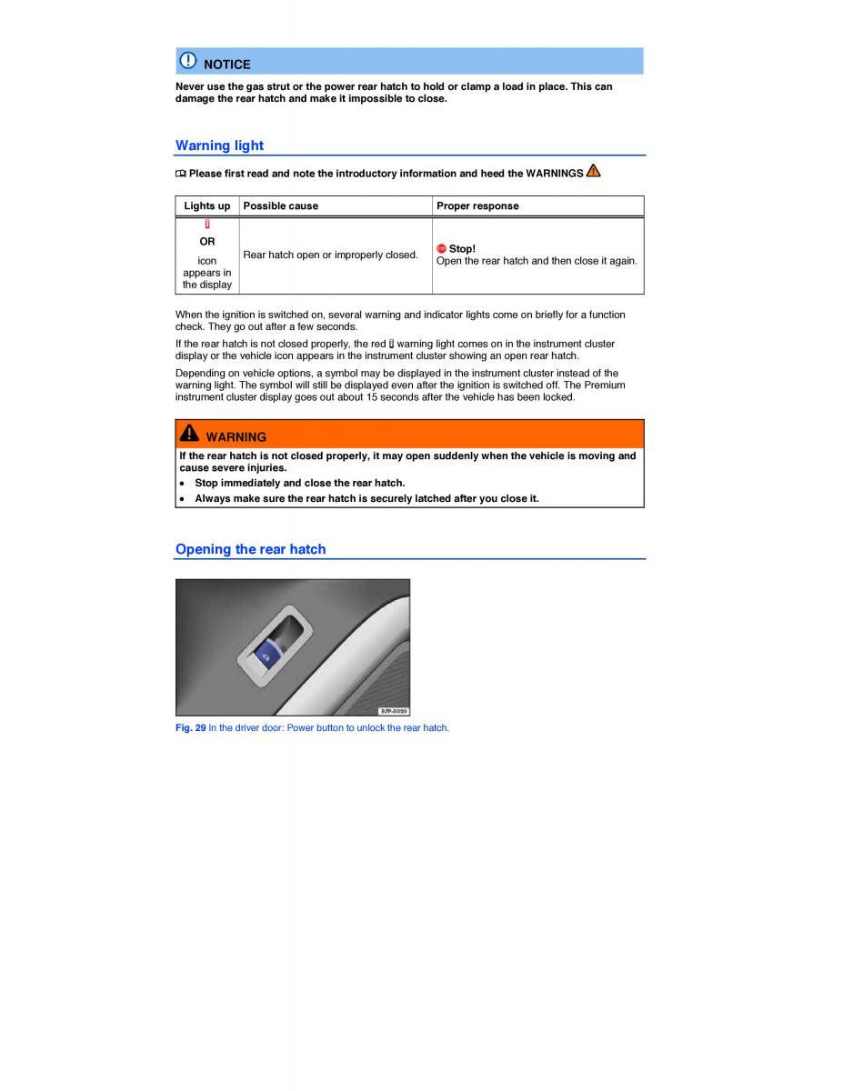 VW Touareg II 2 owners manual / page 51