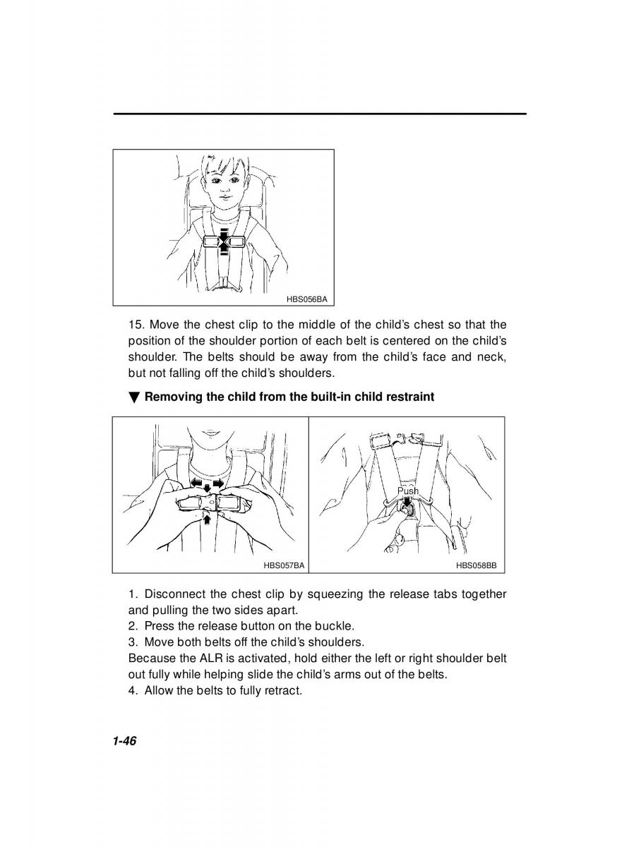 manual  Subaru Outback Legacy owners manual / page 66