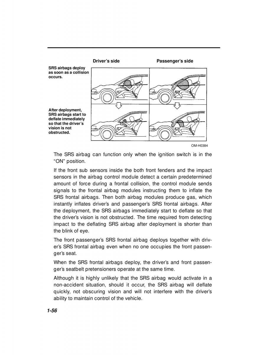 manual  Subaru Outback Legacy owners manual / page 76