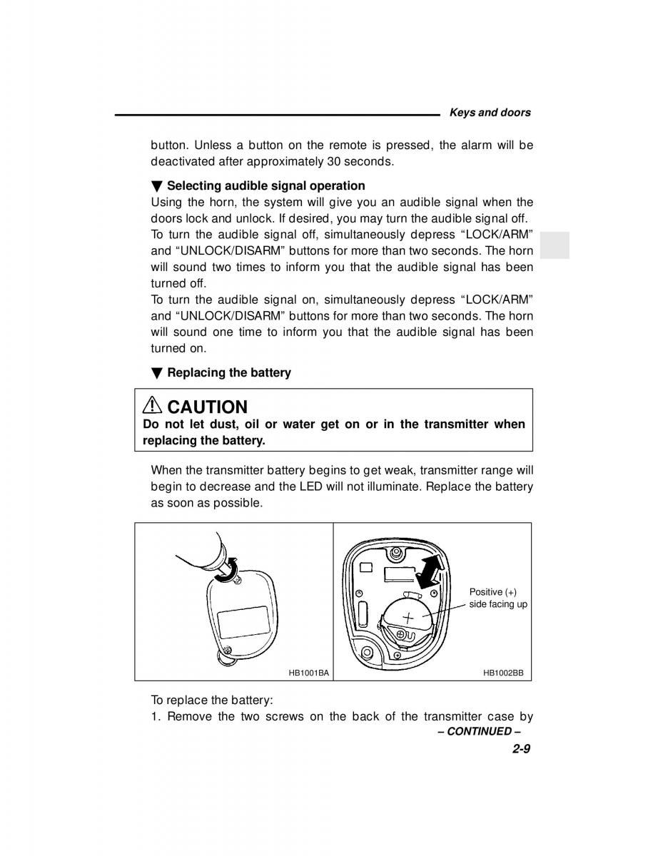 manual  Subaru Outback Legacy owners manual / page 99