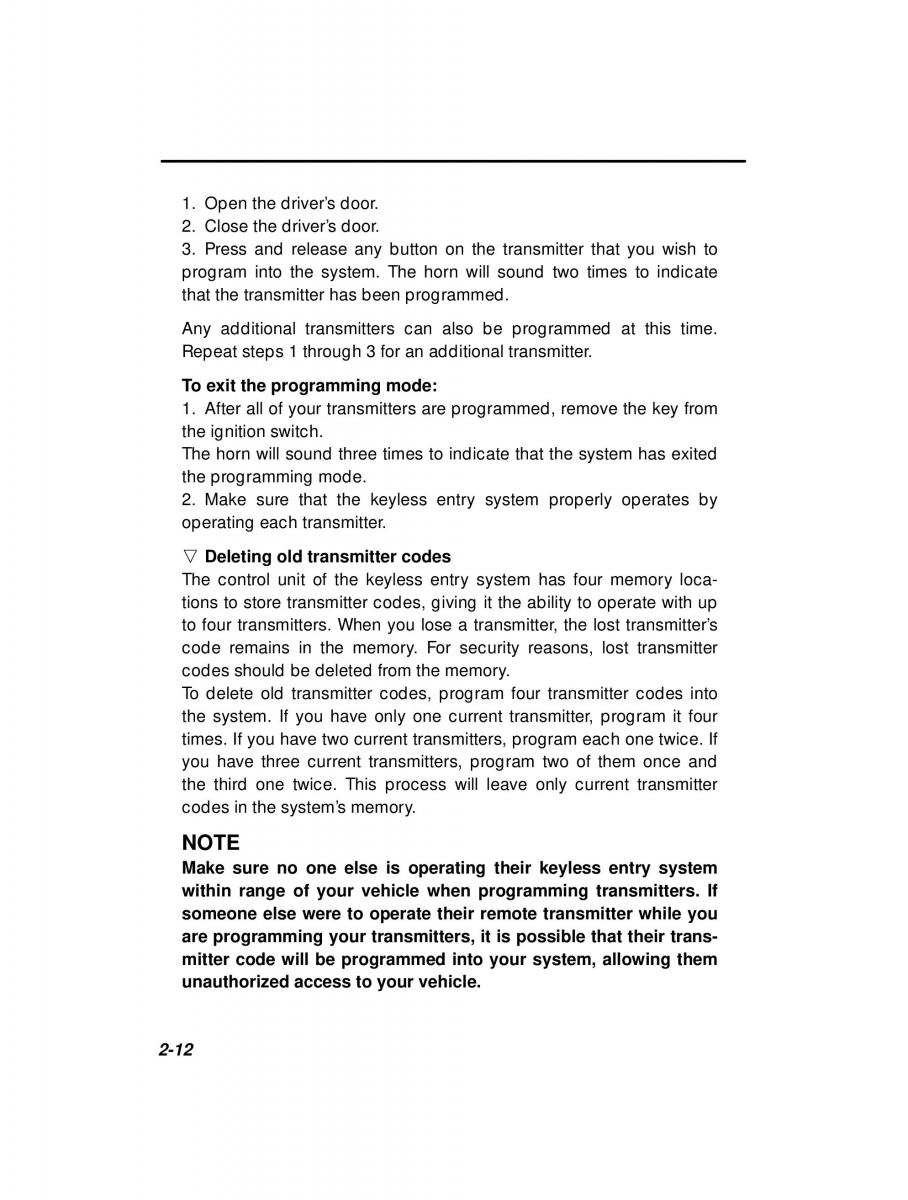 manual  Subaru Outback Legacy owners manual / page 102