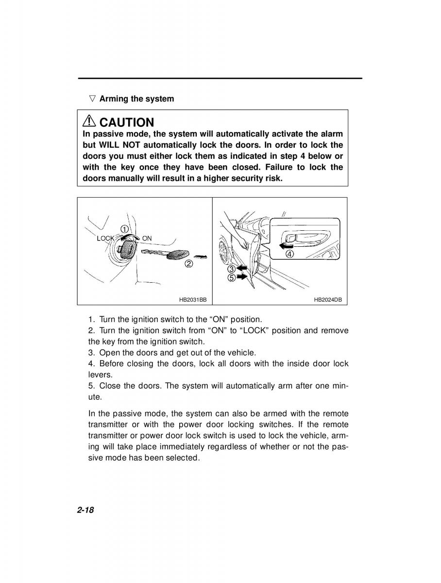 manual  Subaru Outback Legacy owners manual / page 108