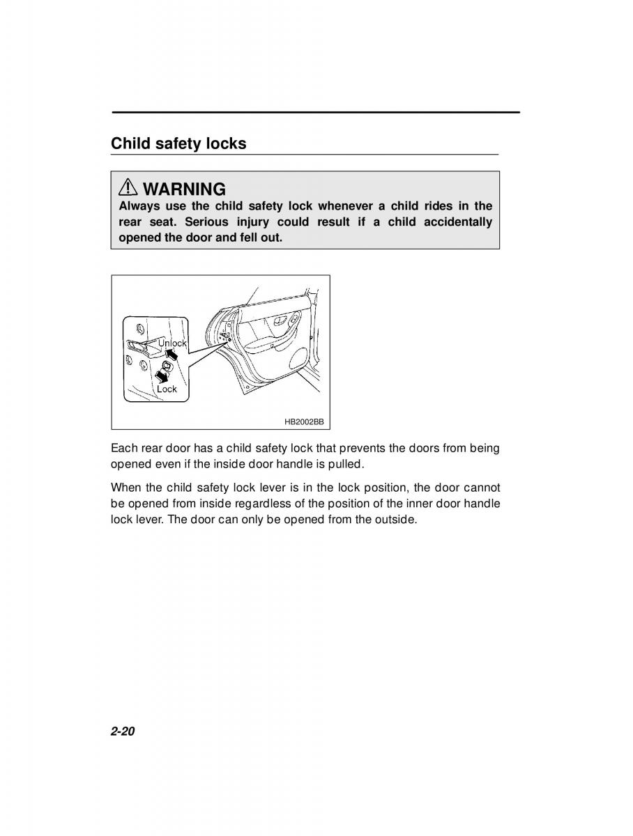 manual  Subaru Outback Legacy owners manual / page 110