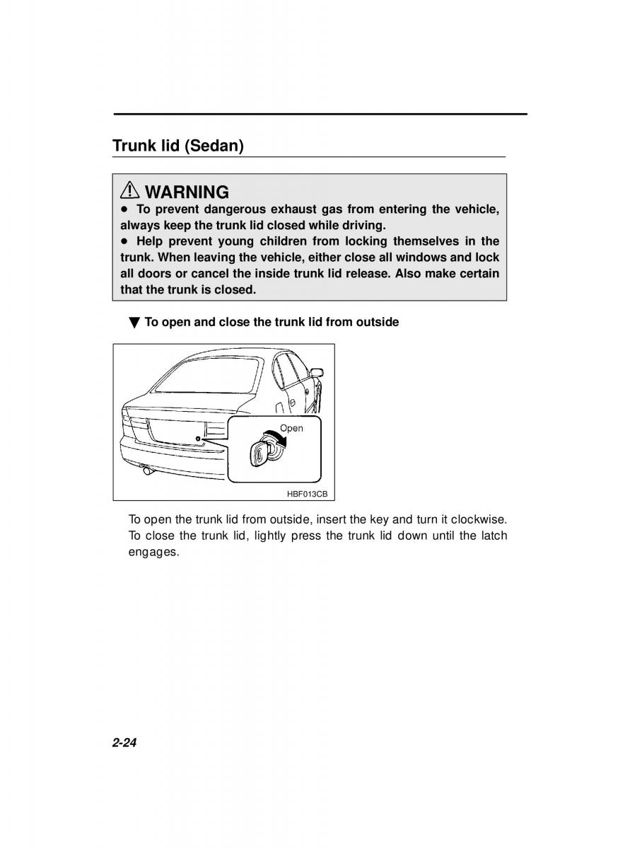 manual  Subaru Outback Legacy owners manual / page 114