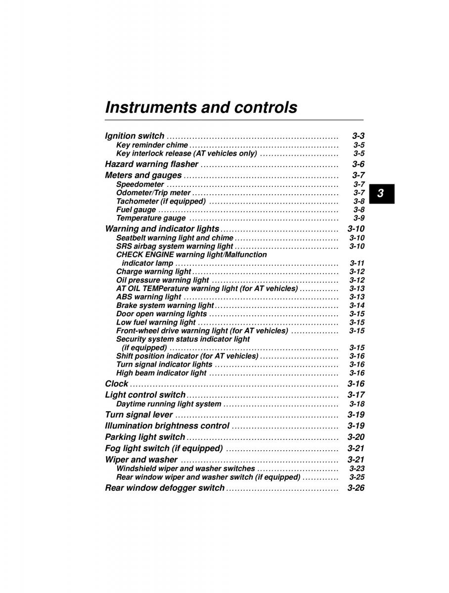 manual  Subaru Outback Legacy owners manual / page 122