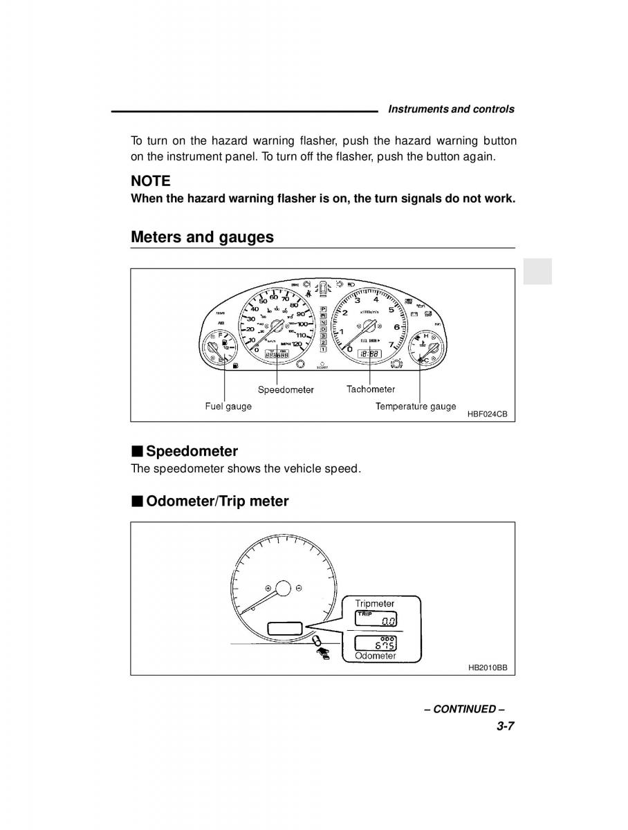 manual  Subaru Outback Legacy owners manual / page 128