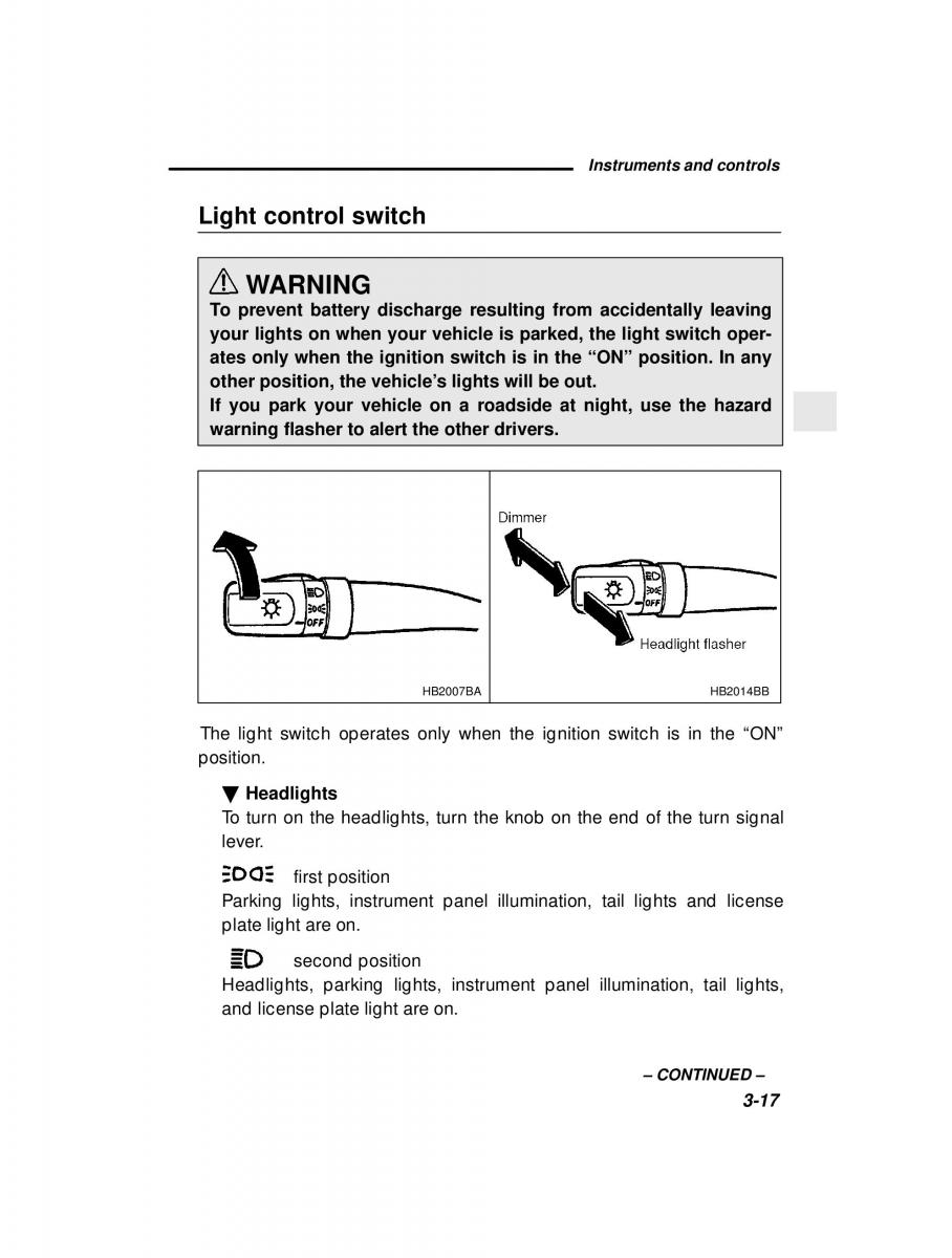 manual  Subaru Outback Legacy owners manual / page 138