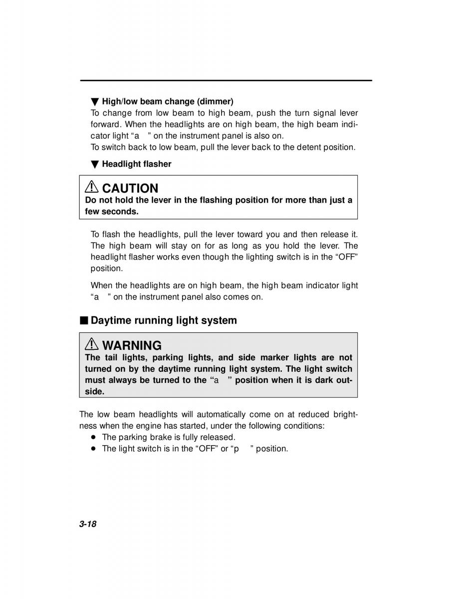 manual  Subaru Outback Legacy owners manual / page 139