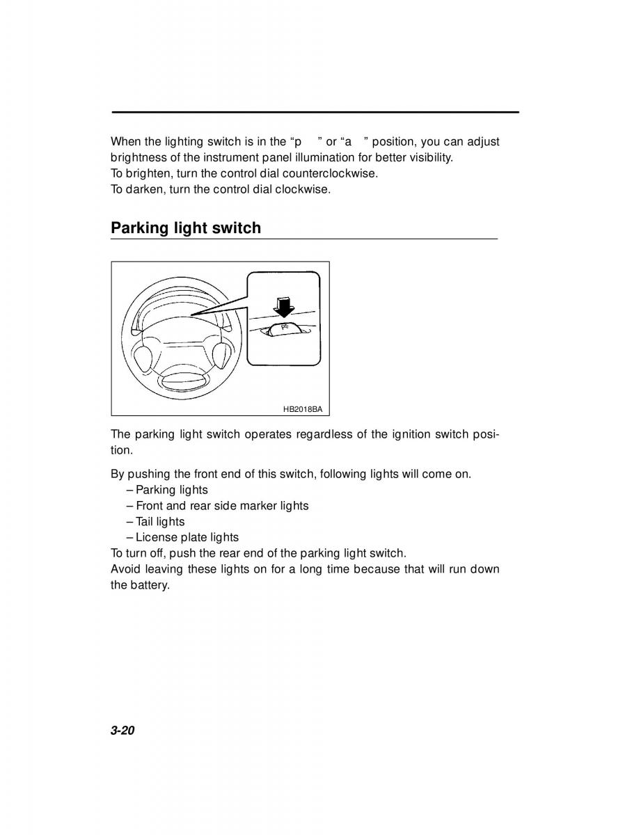 manual  Subaru Outback Legacy owners manual / page 141