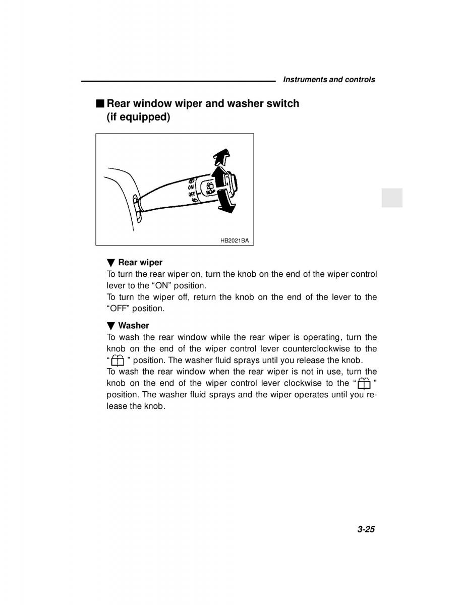 manual  Subaru Outback Legacy owners manual / page 146