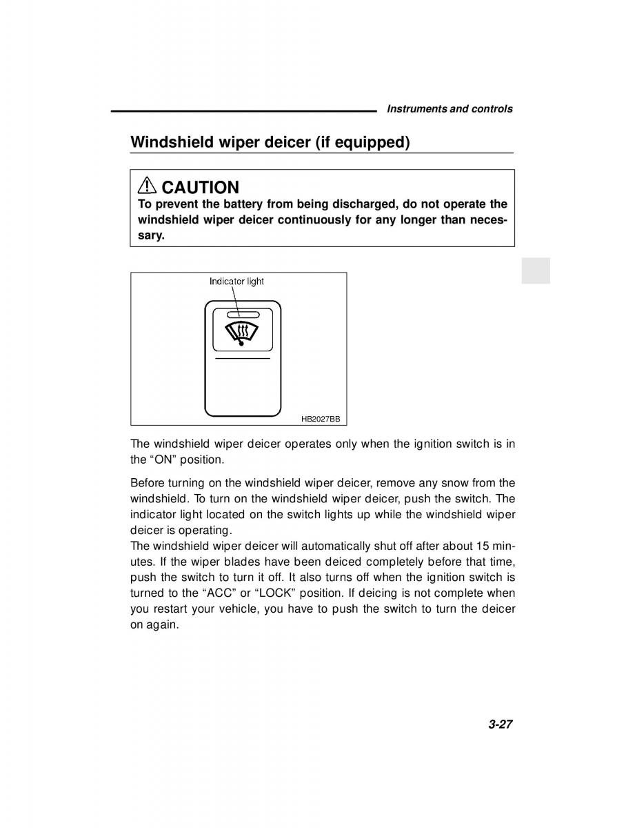 manual  Subaru Outback Legacy owners manual / page 148