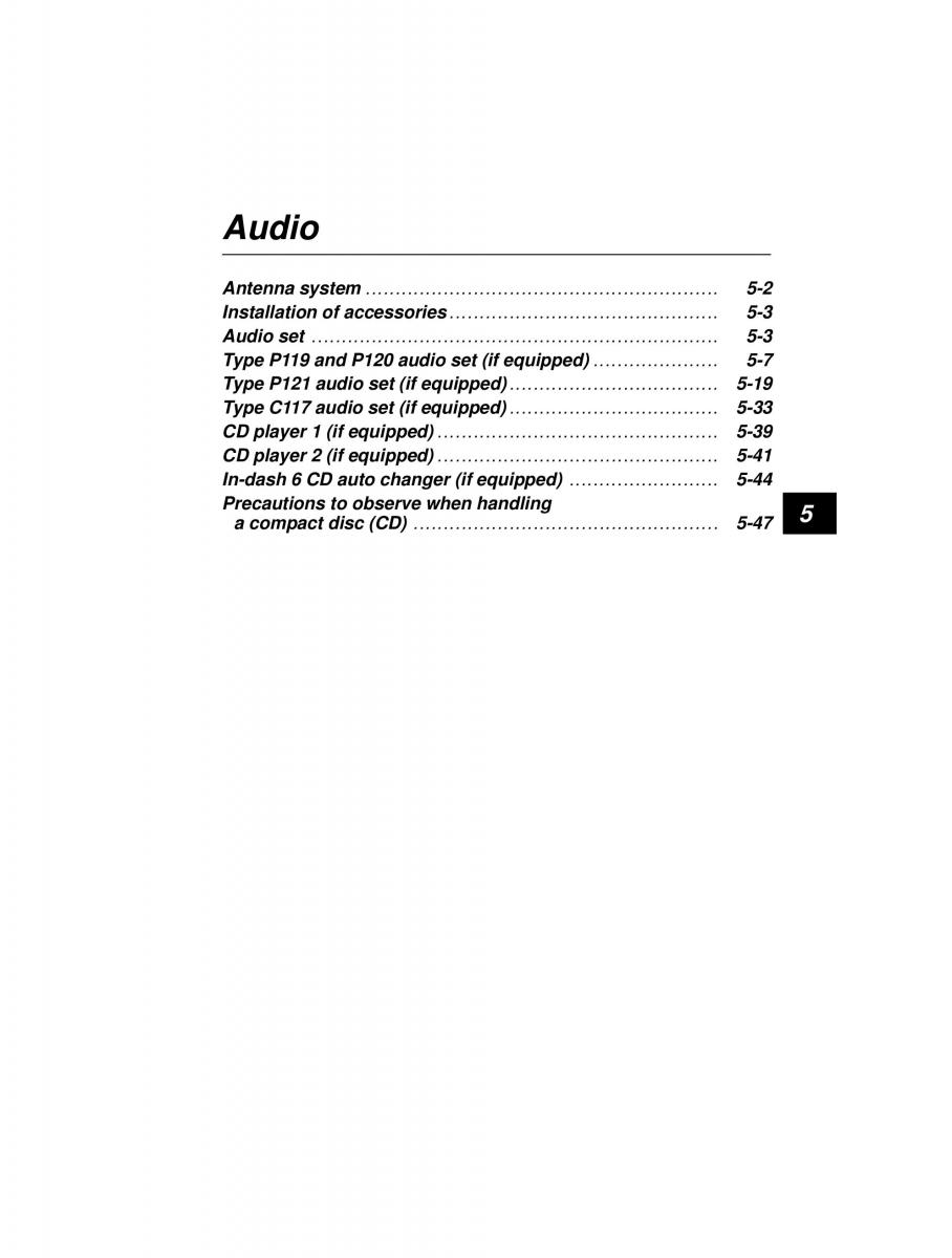 manual  Subaru Outback Legacy owners manual / page 170