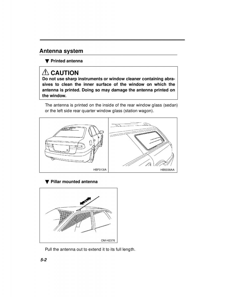 manual  Subaru Outback Legacy owners manual / page 171