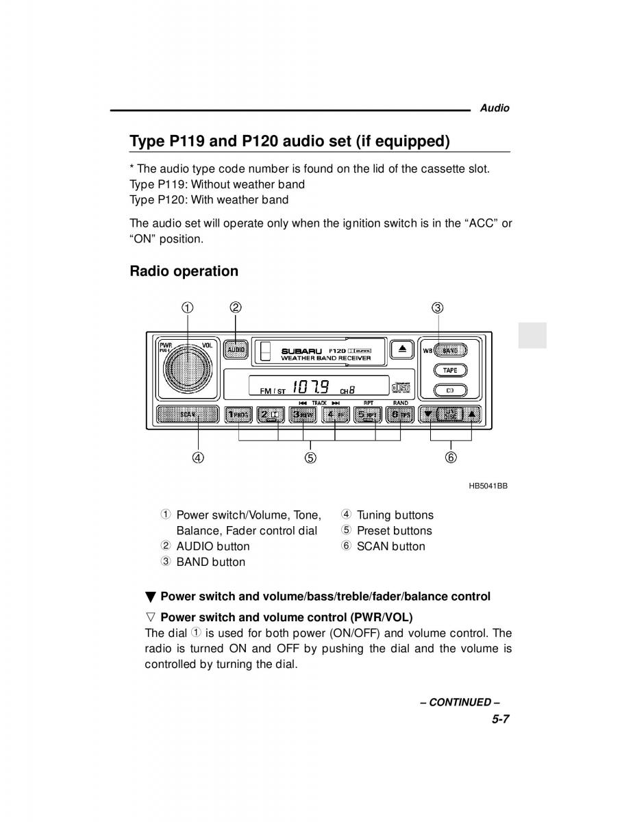 manual  Subaru Outback Legacy owners manual / page 176