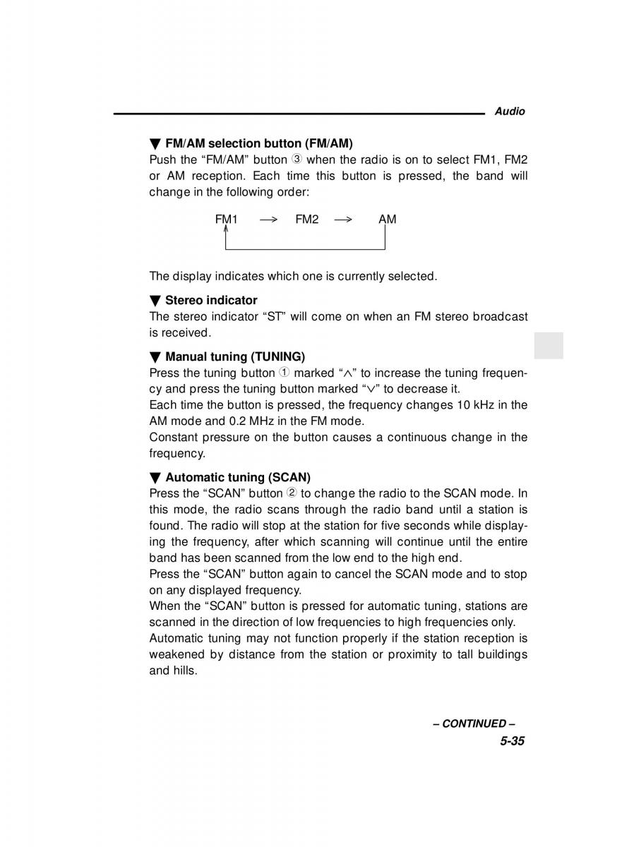 manual  Subaru Outback Legacy owners manual / page 204