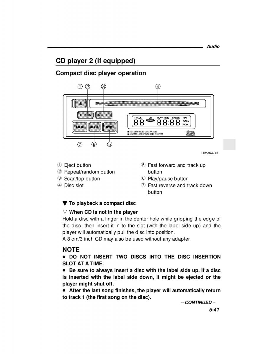 manual  Subaru Outback Legacy owners manual / page 210