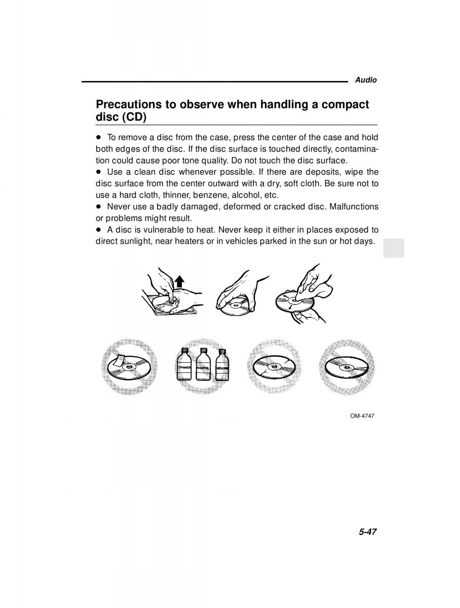 manual  Subaru Outback Legacy owners manual / page 216