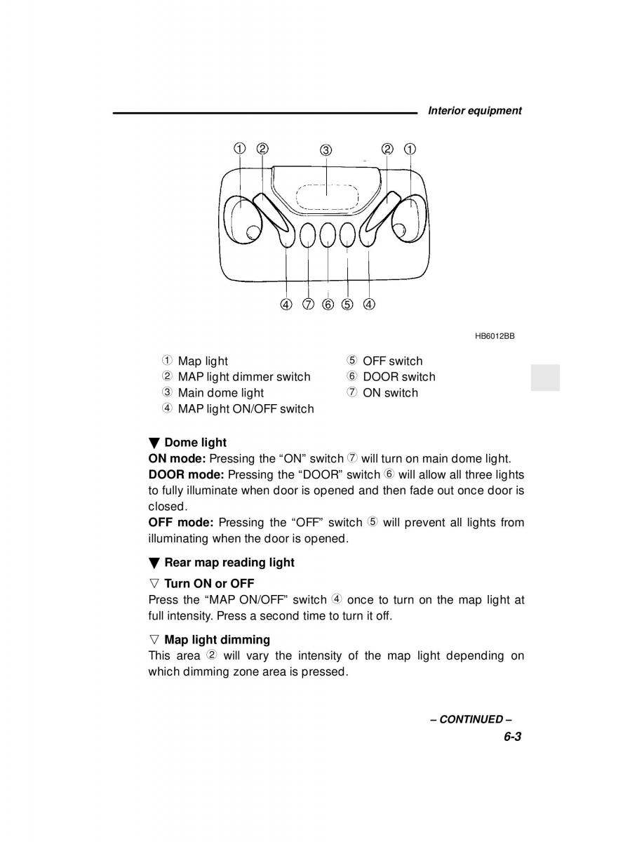 manual  Subaru Outback Legacy owners manual / page 219