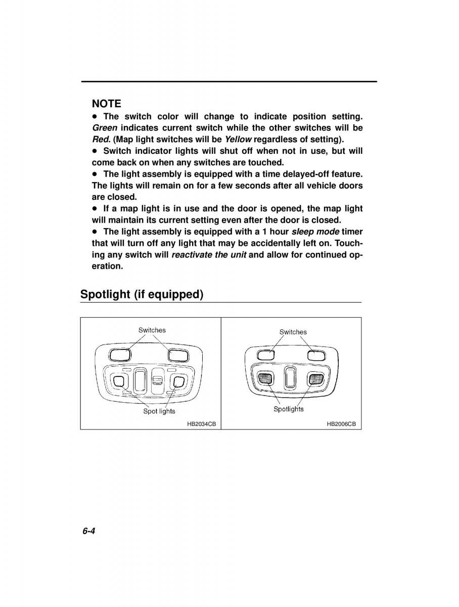 manual  Subaru Outback Legacy owners manual / page 220