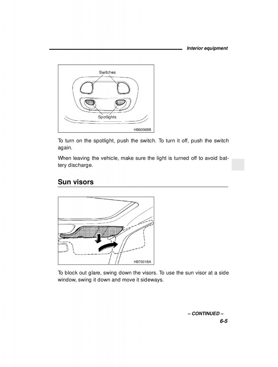 manual  Subaru Outback Legacy owners manual / page 221