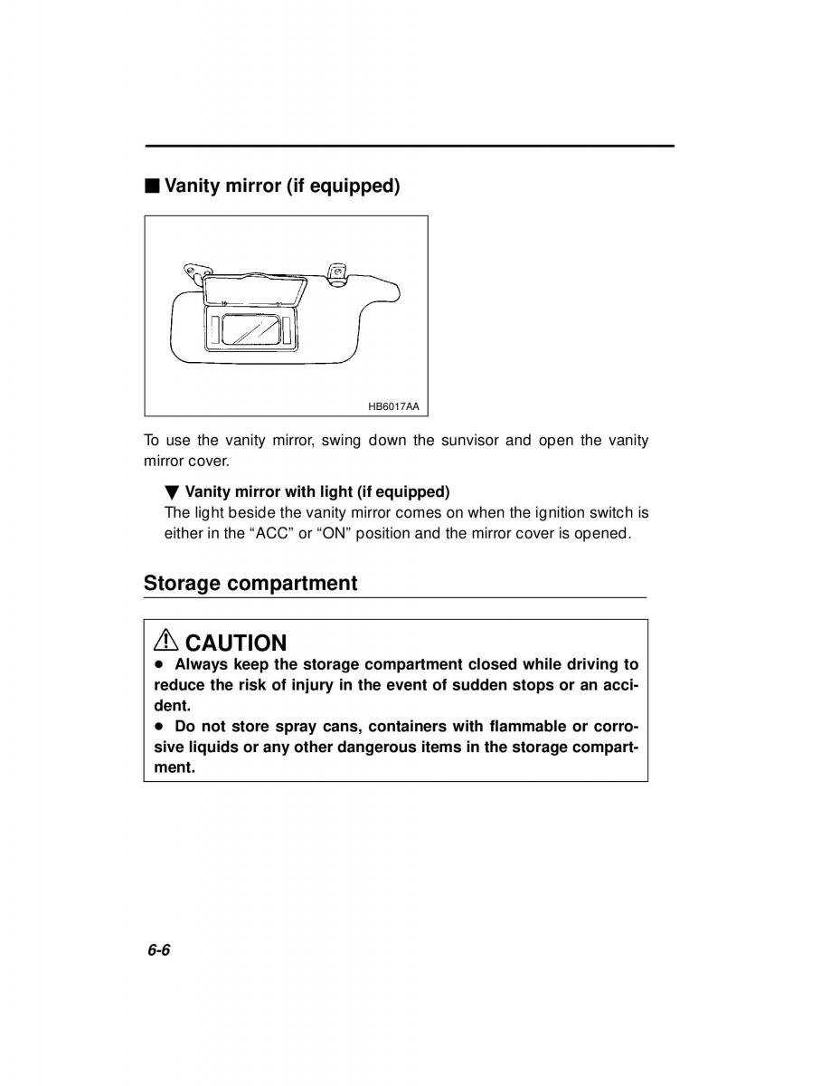 manual  Subaru Outback Legacy owners manual / page 222