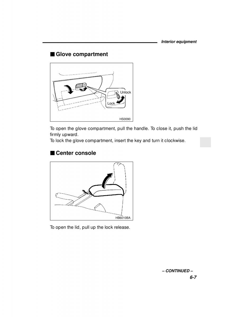 manual  Subaru Outback Legacy owners manual / page 223