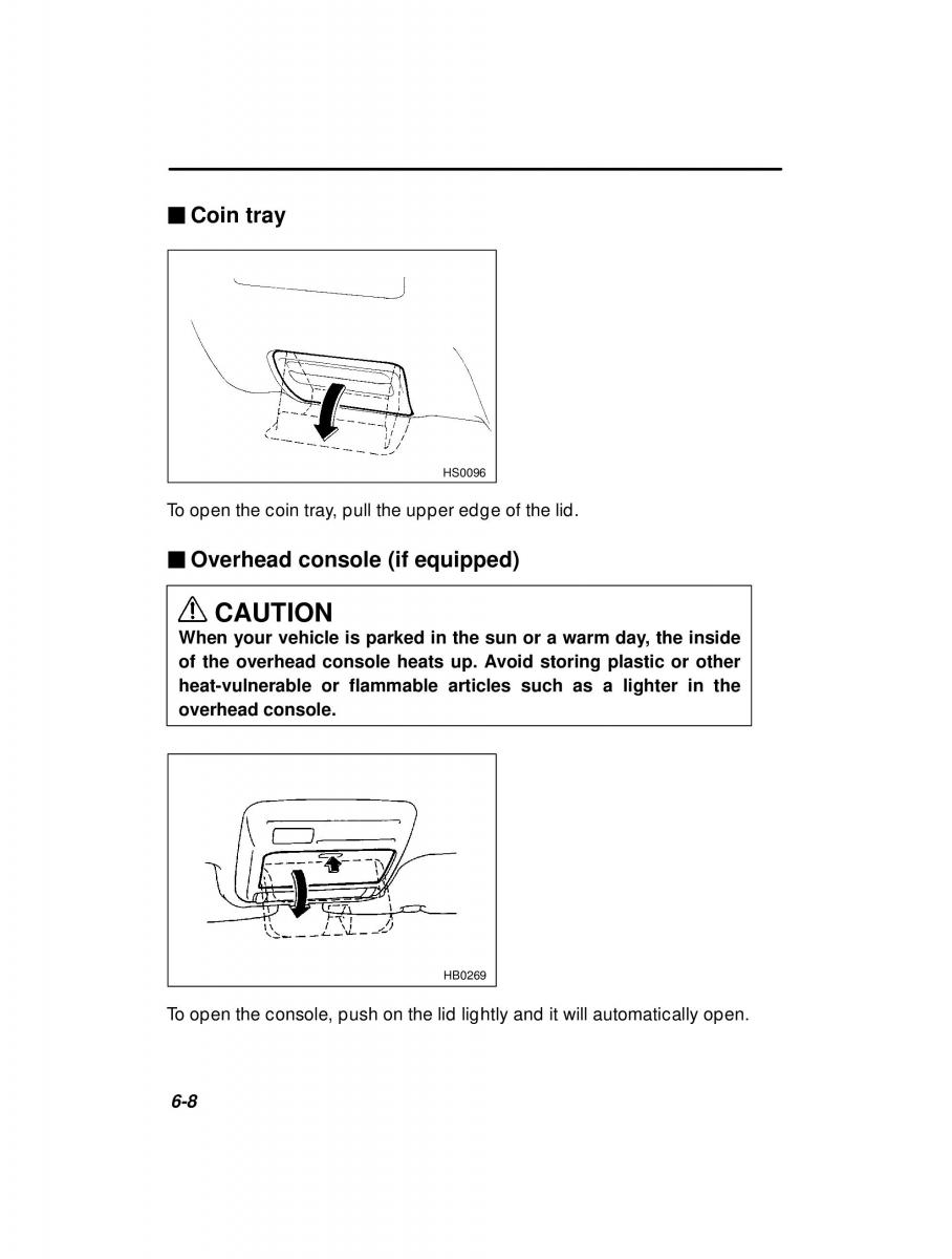 manual  Subaru Outback Legacy owners manual / page 224