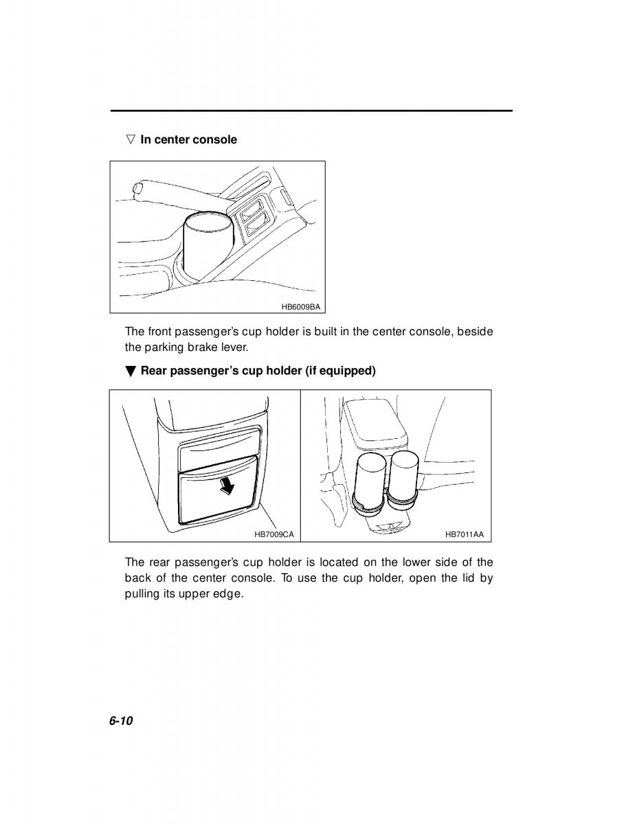 manual  Subaru Outback Legacy owners manual / page 226