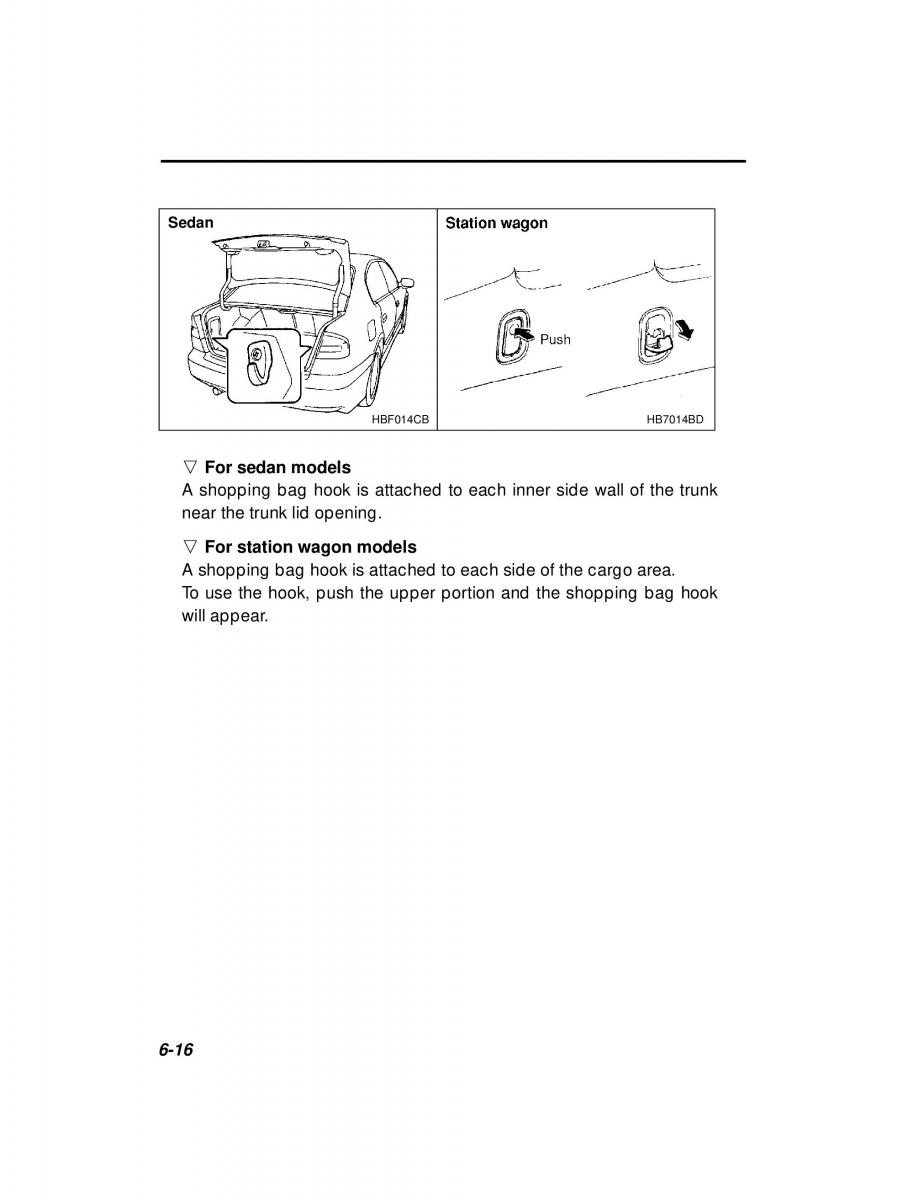 manual  Subaru Outback Legacy owners manual / page 232